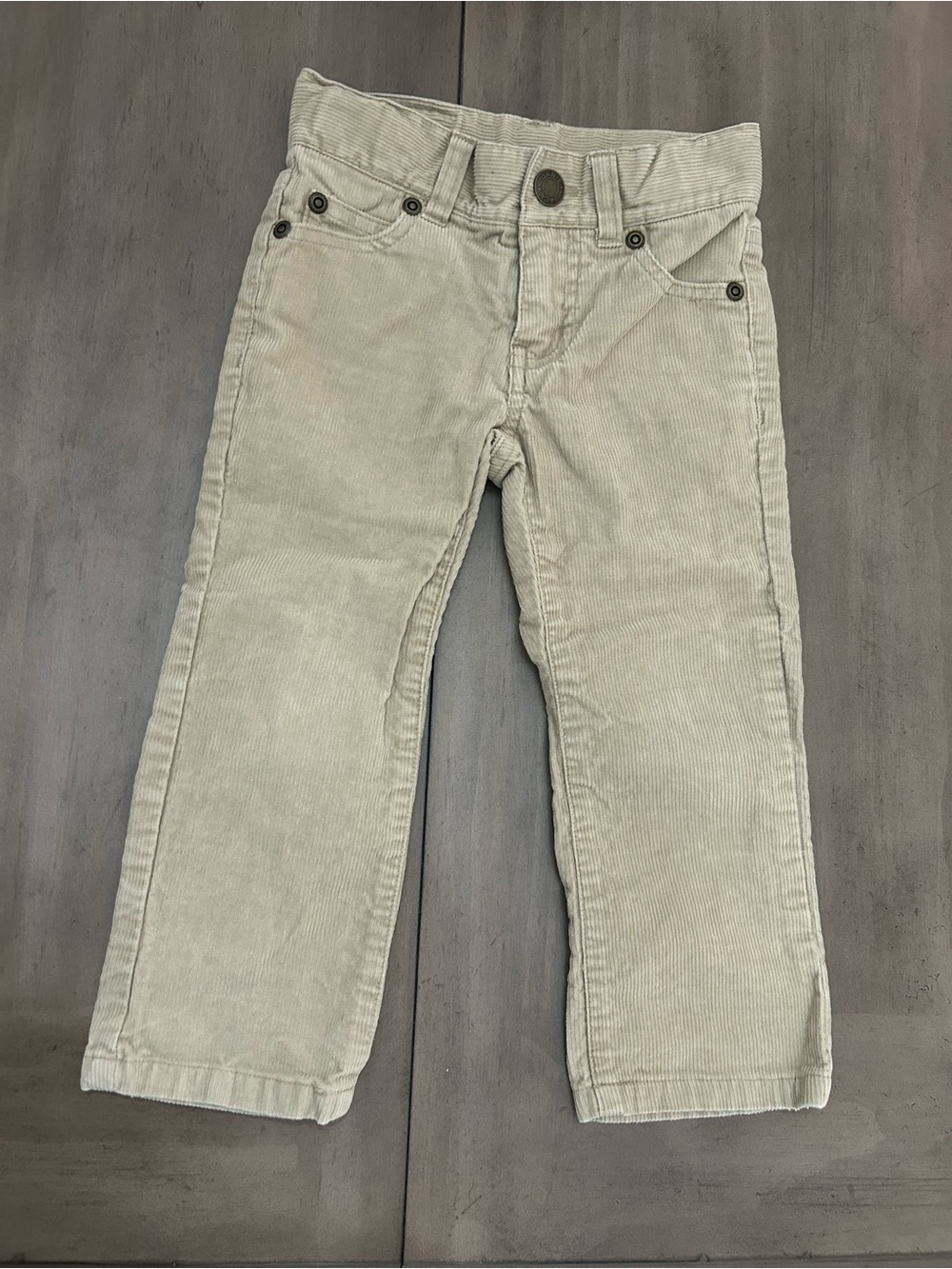 Janie and Jack Beige Corduroy Pants 2T 100% Cotton